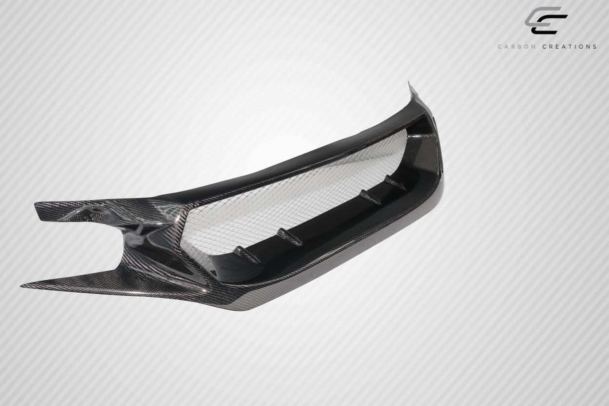 2016-2021 Honda Civic Type JS Style Grille - Carbon Fiber
