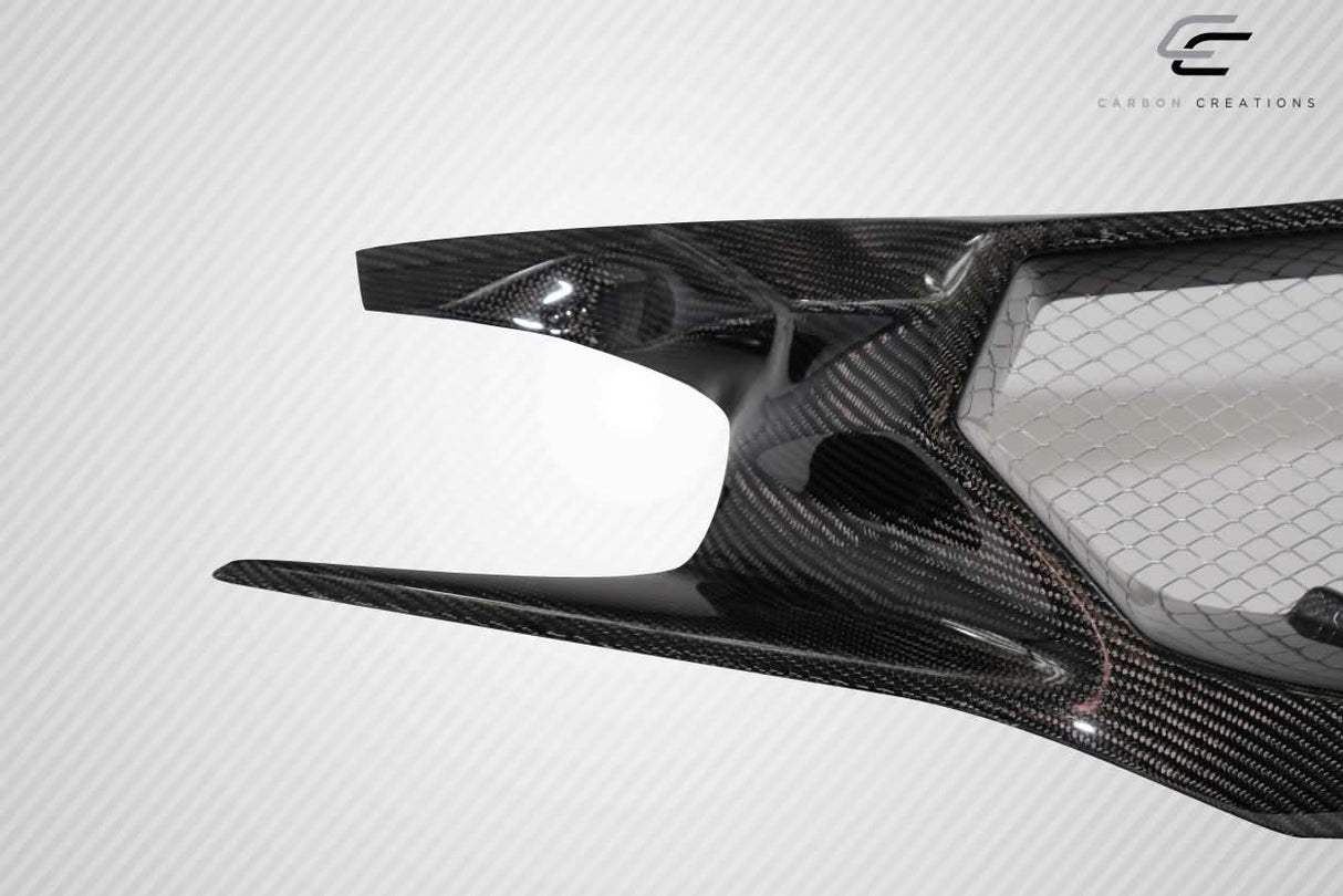 2016-2021 Honda Civic Type JS Style Grille - Carbon Fiber
