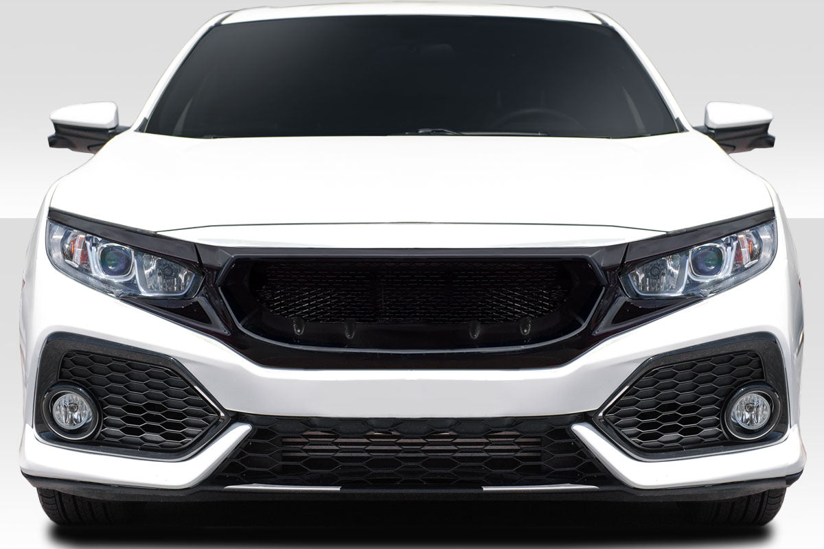 2016-2021 Honda Civic Type JS Style Grille - 1 Piece - FRP