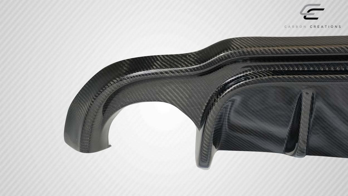 2014-2017 Infiniti Q50 Lightspeed Style Rear Diffuser - Carbon Fiber