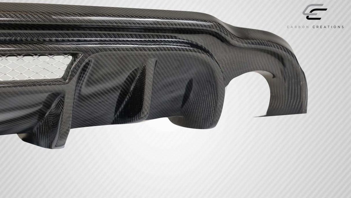 2014-2017 Infiniti Q50 Lightspeed Style Rear Diffuser - Carbon Fiber