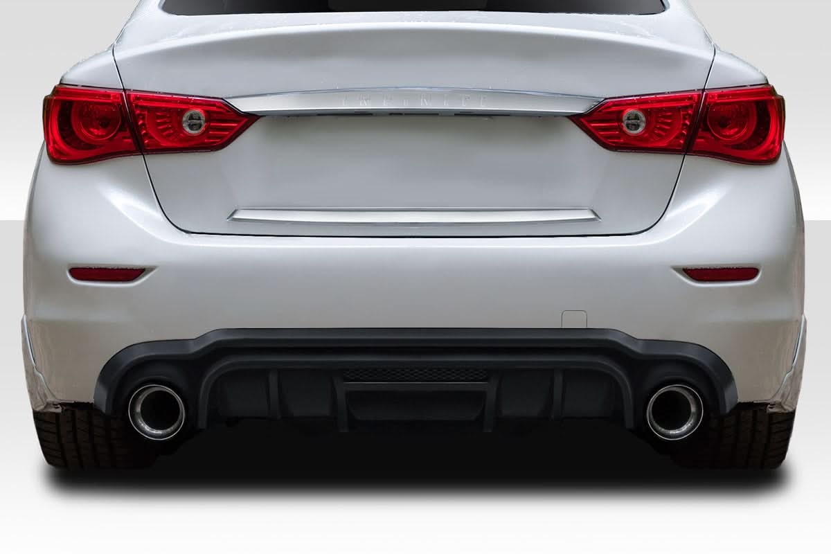 2014-2017 Infiniti Q50 Lightspeed Style Rear Diffuser - 1 Piece - FRP