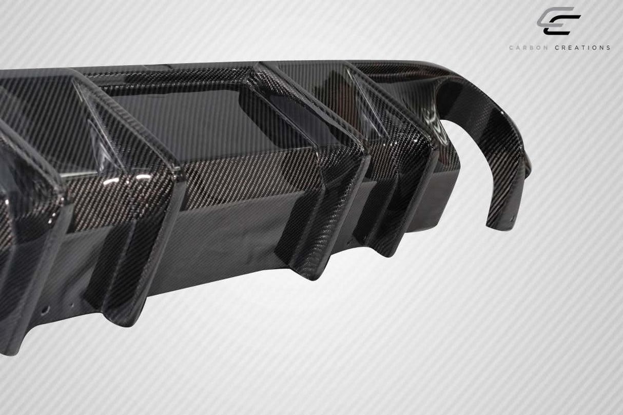 2017-2022 Infiniti Q60 J Spec Style Rear Diffuser - Carbon Fiber