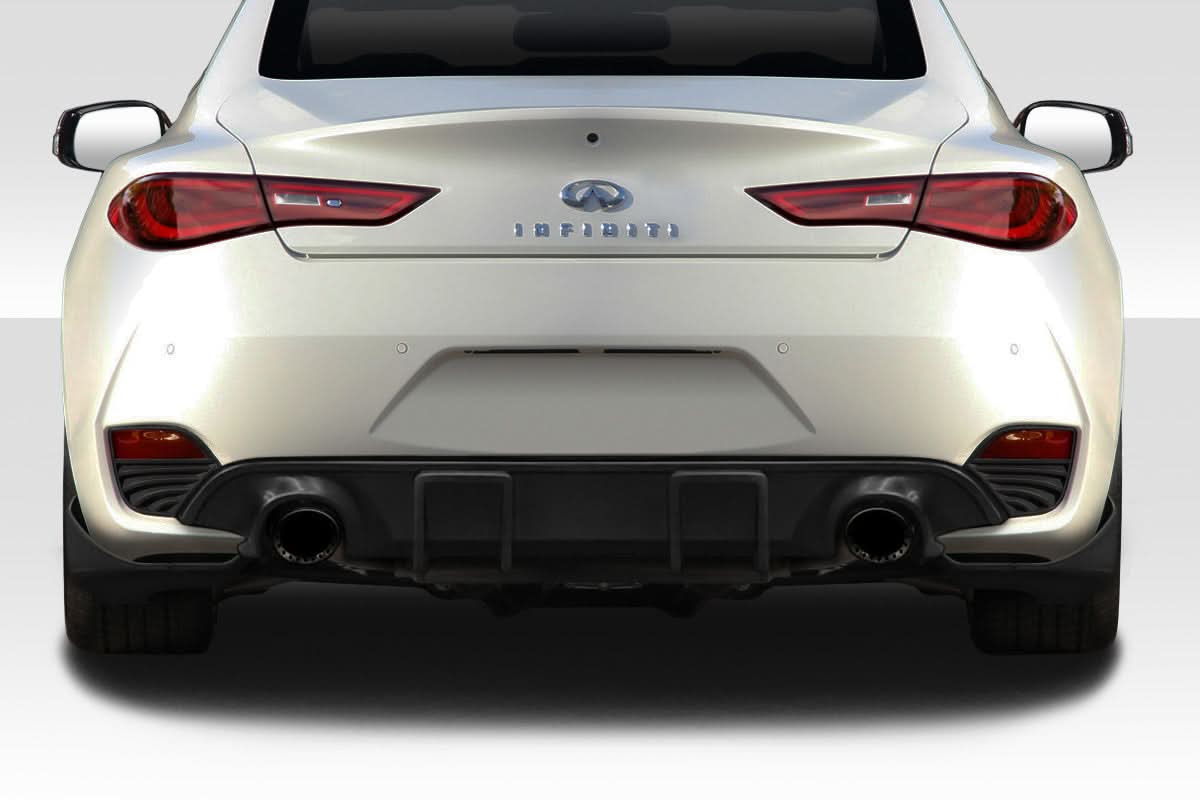 2017-2022 Infiniti Q60 J Spec Style Rear Diffuser - 3 Piece - FRP