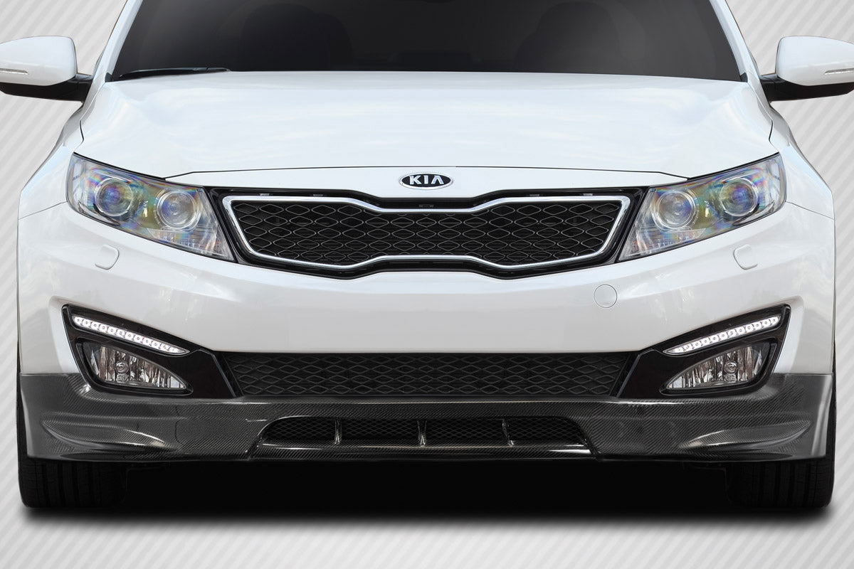 2011-2013 Kia Optima CPR Style Front Lip Under Spoiler - Carbon Fiber