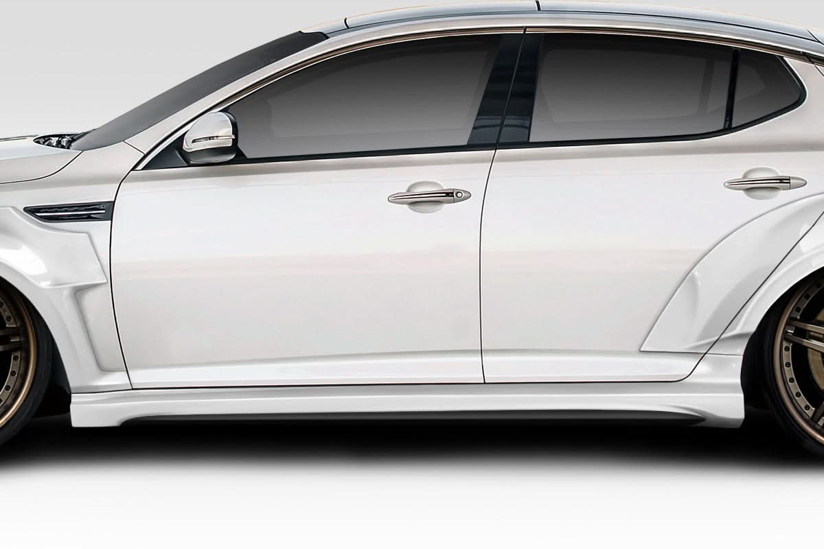 2011-2013 Kia Optima CPR Style Side Skirts Rocker Panels - FRP