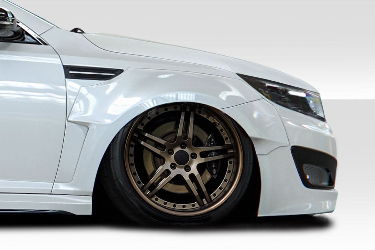 2011-2013 Kia Optima CPR Style Wide Body Front Fender Flares - FRP