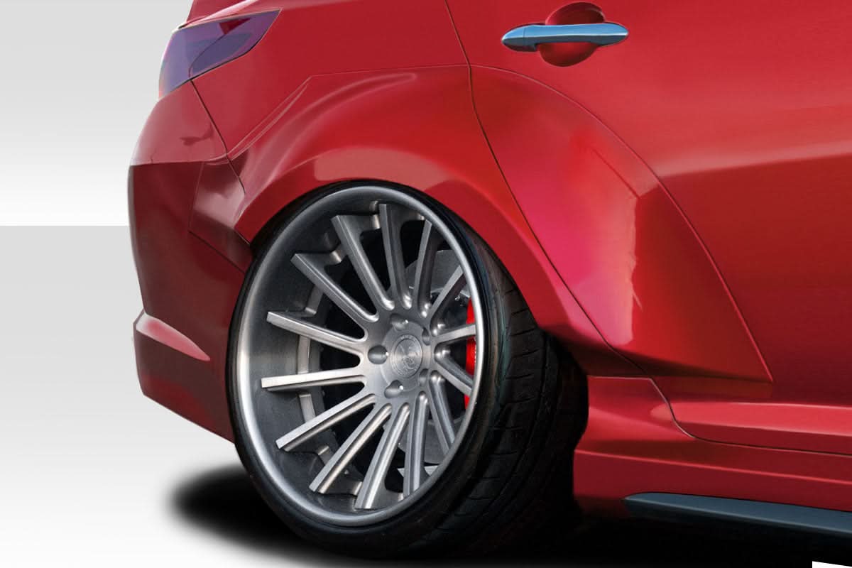 2011-2013 Kia Optima CPR Style Wide Body Rear Fender Flares - FRP