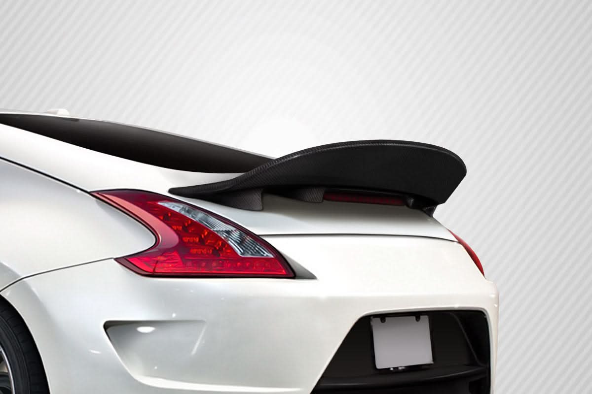 2009-2020 Nissan 370Z Tornado Style Rear Wing Spoiler - Carbon Fiber