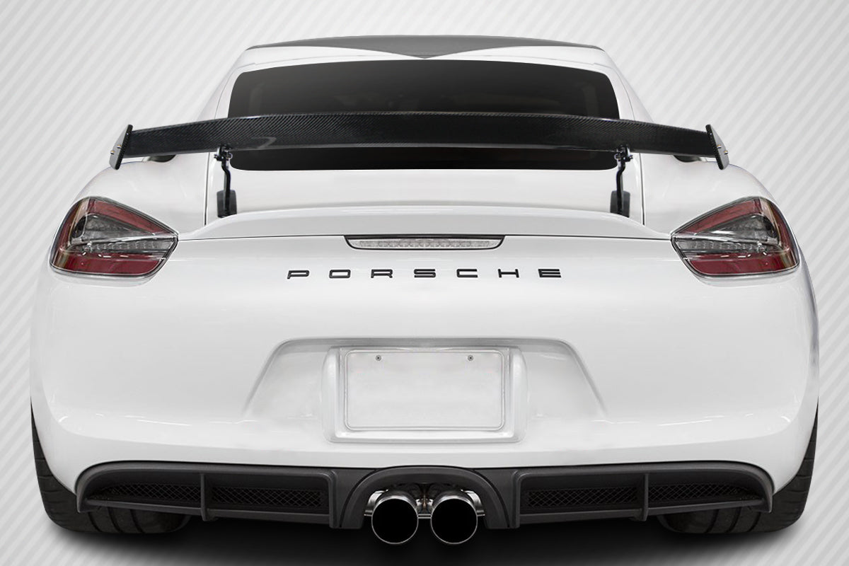 2014-2023 Porsche Cayman GT4 Look Rear Wing Spoiler - 3 Piece