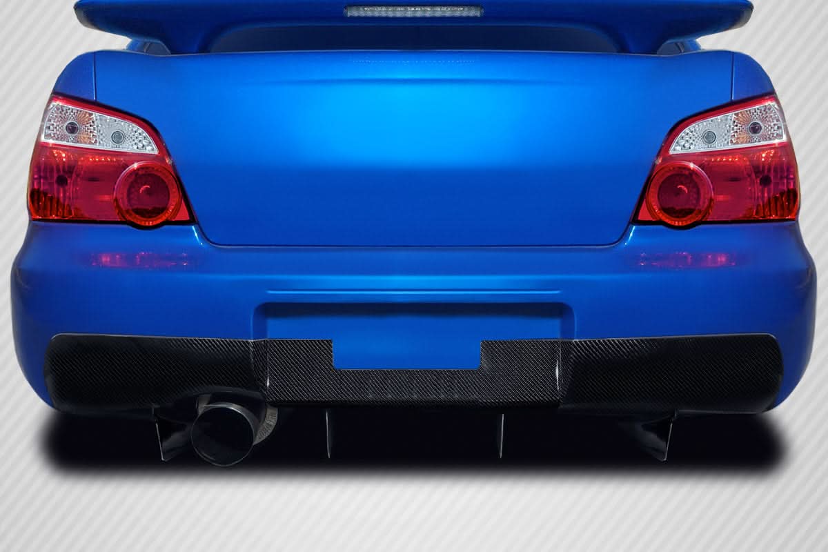 2002-2007 Subaru Impreza WRX STI MTS Style Rear Diffuser - Carbon Fiber