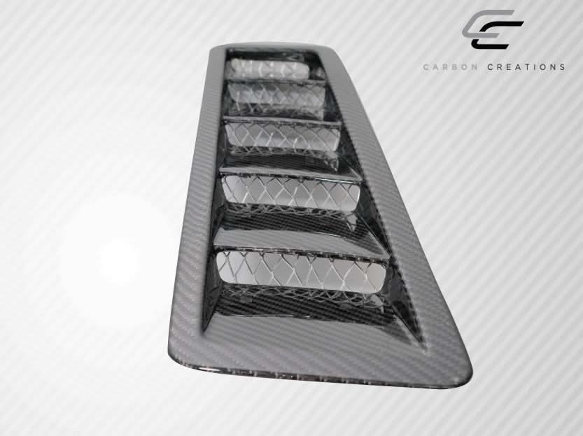 Universal Race Hood Louver Vents - 2 Piece - Carbon Fiber
