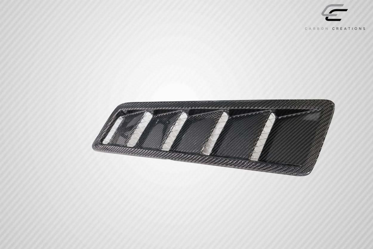 Universal Race Hood Louver Vents - 2 Piece - Carbon Fiber
