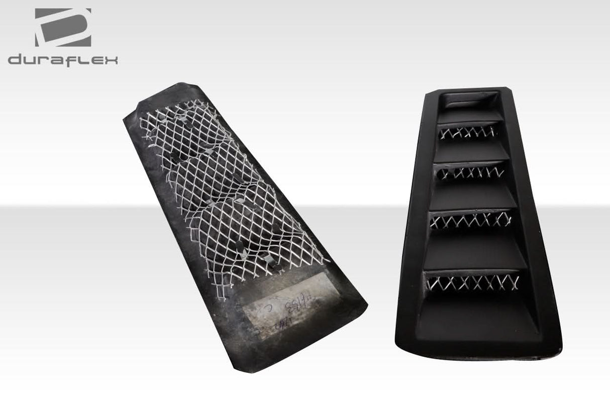 Universal Race Hood Louver Vents - 2 Piece - FRP