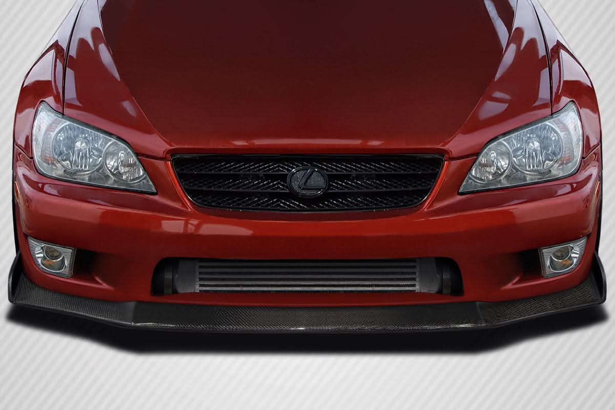 2000-2005 Lexus IS300 Type JS Style Front Lip Under Spoiler - Carbon Fiber