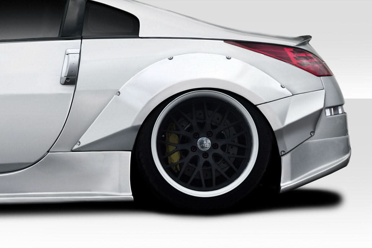 2003-2008 Nissan 350Z SDS Style Rear Fender Flares - FRP