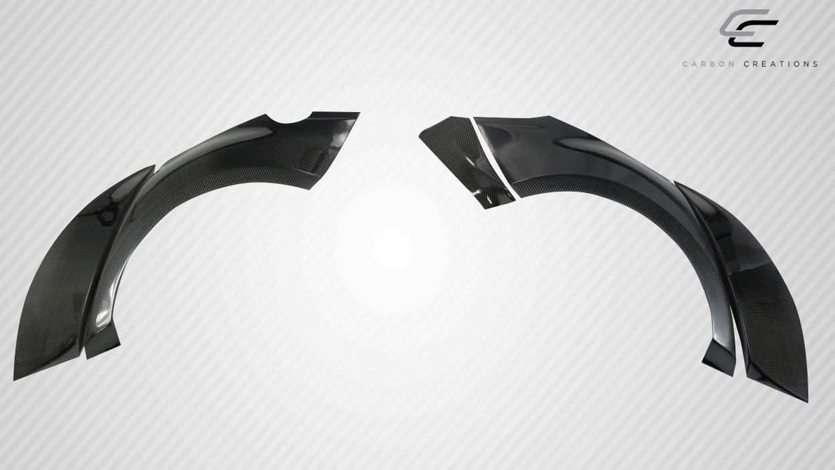 2011-2013 Kia Optima CPR Style Wide Body Rear Fender Flares - Carbon Fiber