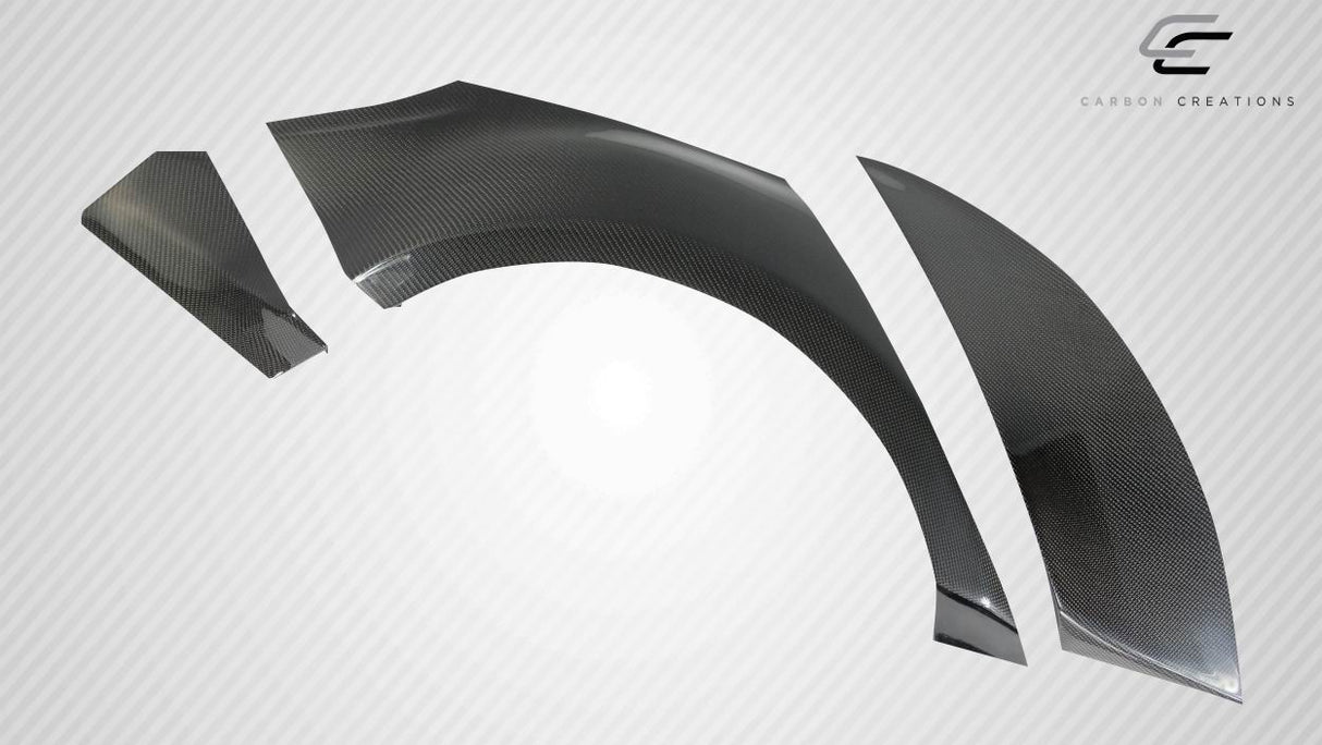 2011-2013 Kia Optima Carbon Creations CPR Wide Body Rear Fender Flares - 6 Piece (S)