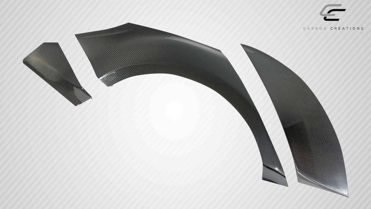2011-2013 Kia Optima CPR Style Wide Body Rear Fender Flares - Carbon Fiber