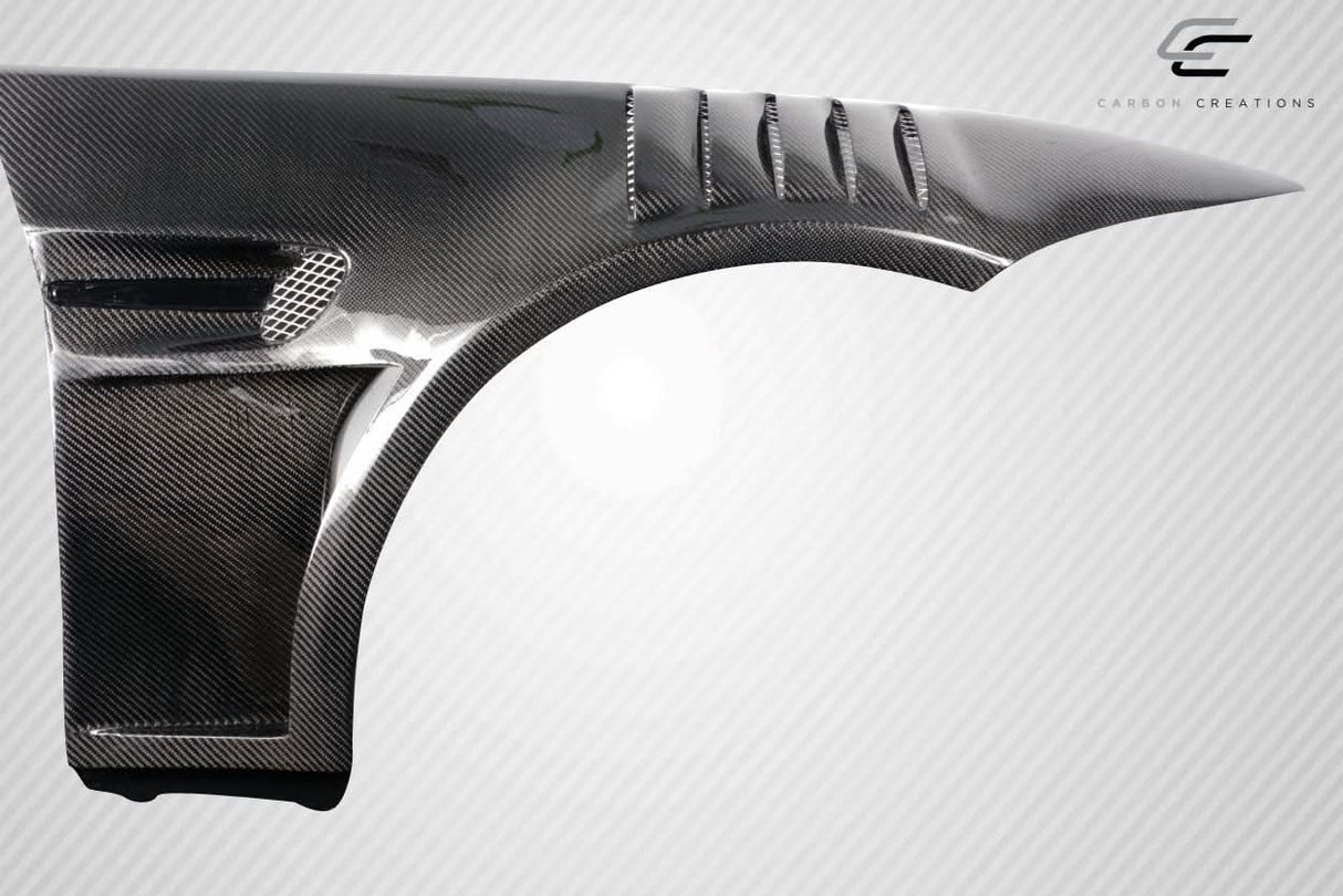 2008-2013 BMW M3 E92 GTR Style Front Fenders - 2 Piece Carbon