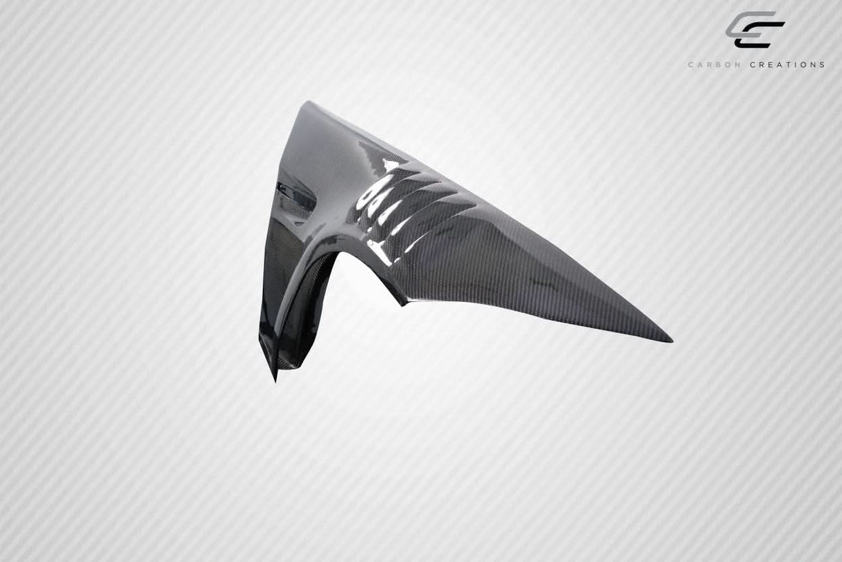 2008-2013 BMW M3 E92 GTR Style Front Fenders - 2 Piece Carbon