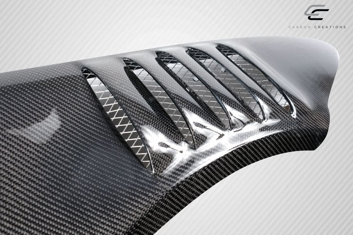 2008-2013 BMW M3 E92 GTR Style Front Fenders - 2 Piece Carbon
