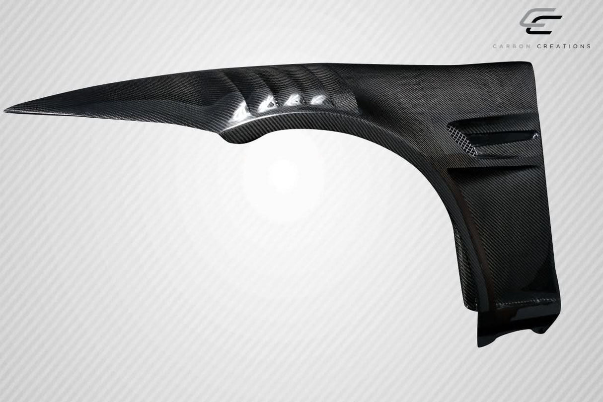 2008-2013 BMW M3 E92 GTR Style Front Fenders - 2 Piece Carbon
