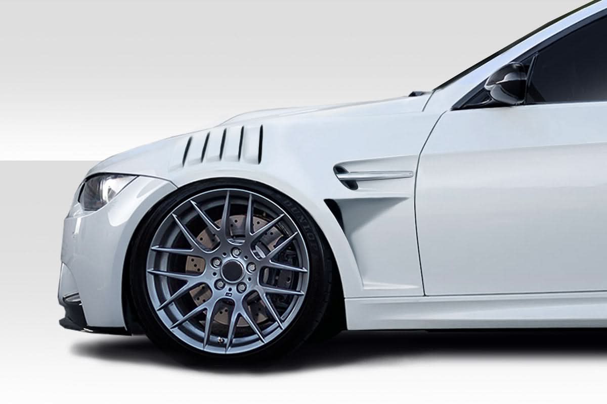 2008-2013 BMW M3 E92 GTR Style Front Fenders - 2 Piece - FRP