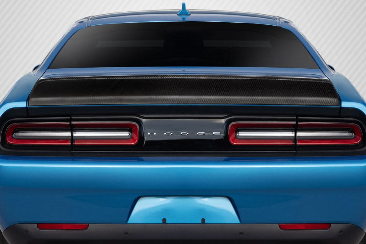 2008-2023 Dodge Challenger Iconic Style Rear Wing Spoiler - Carbon