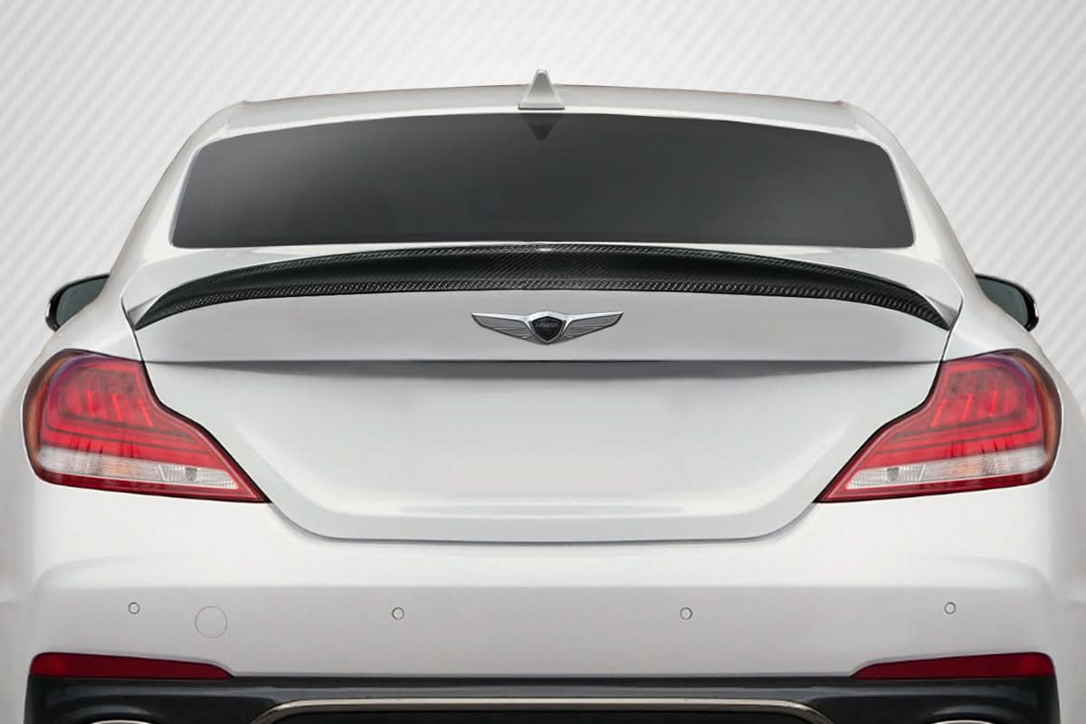 2019-2021 Genesis G70 MSR Style Rear Wing Spoiler - Carbon Fiber