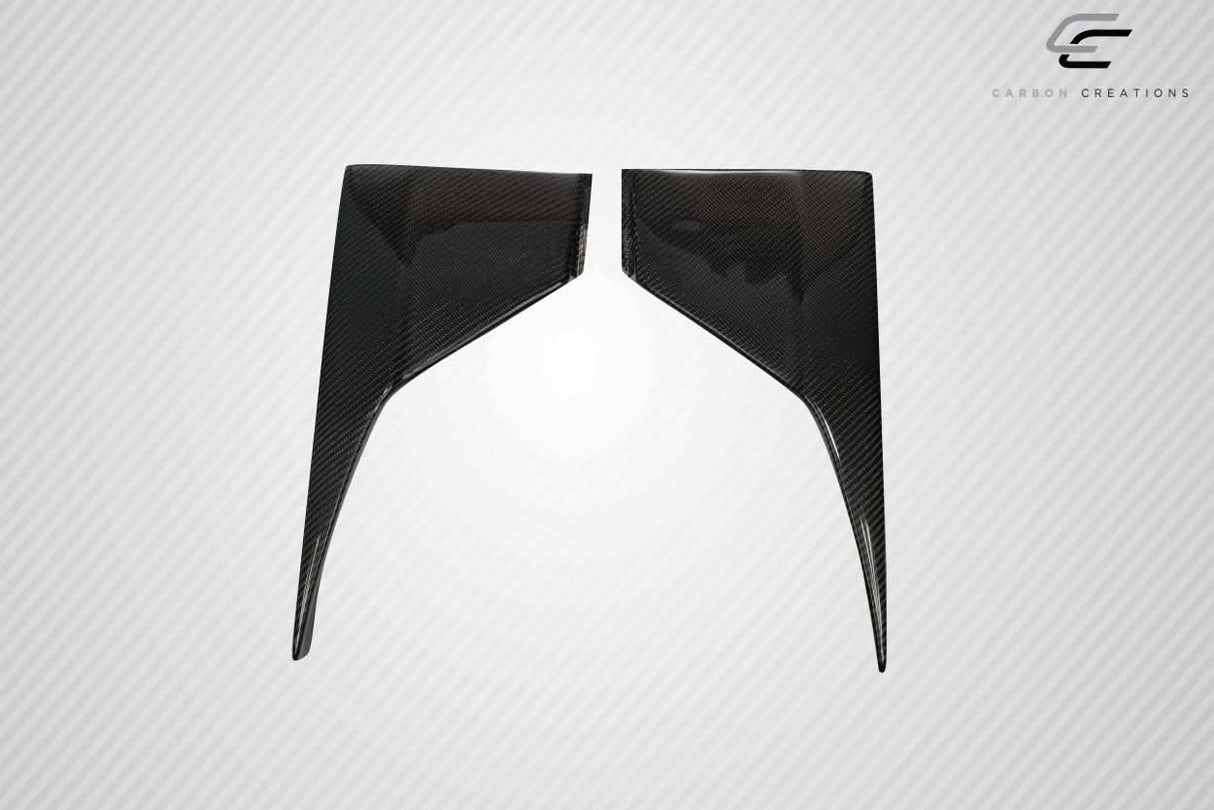 2019-2023 Genesis G70 MSR Style Side Skirts Add On - Carbon Fiber