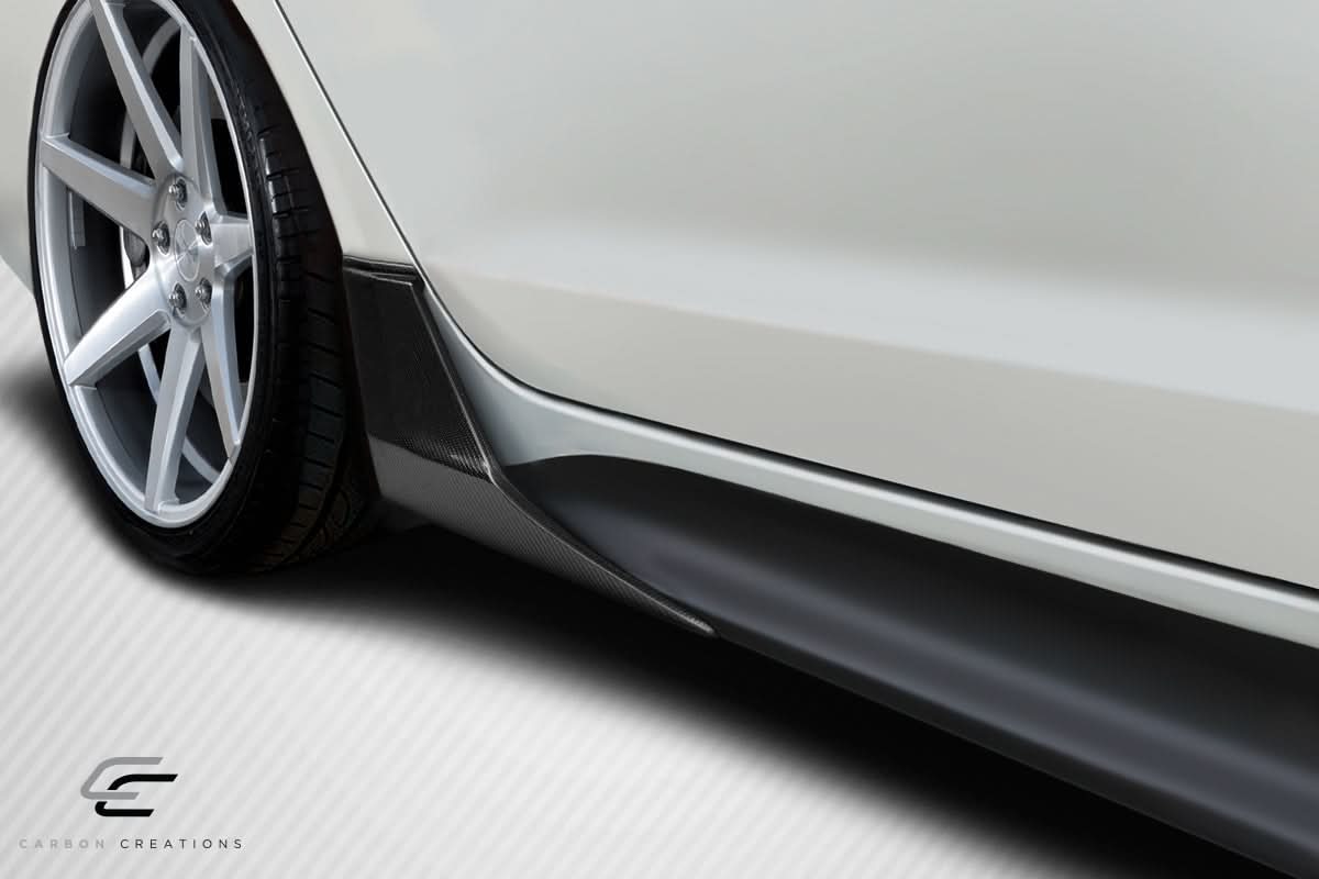 2019-2023 Genesis G70 MSR Style Side Skirts Add On - Carbon Fiber