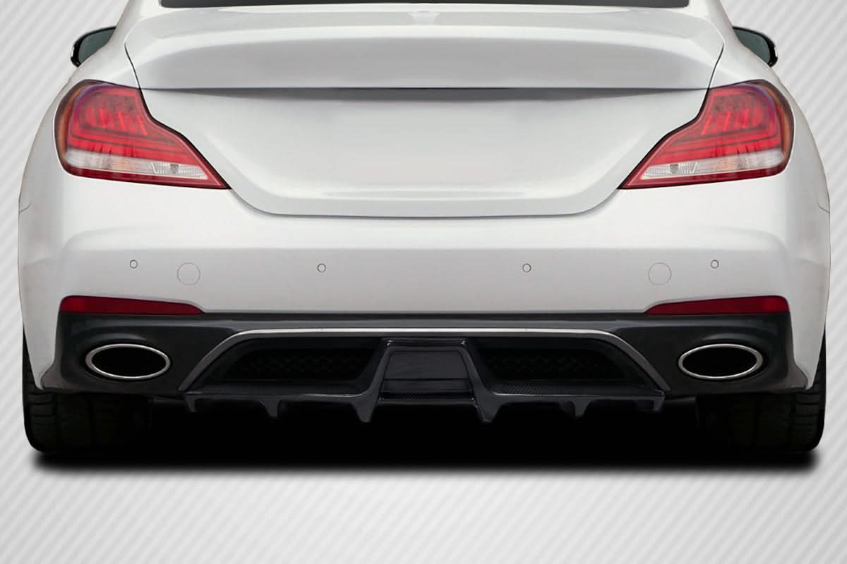 2019-2021 Genesis G70 MSR Style Rear Diffuser - Carbon Fiber