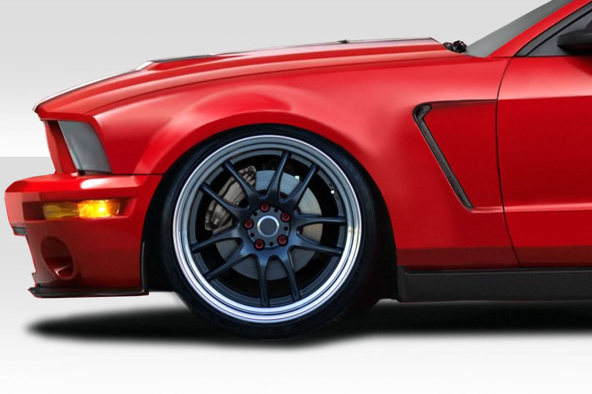 2005-2009 Ford Mustang GT350 V1 Look Front Fenders - FRP