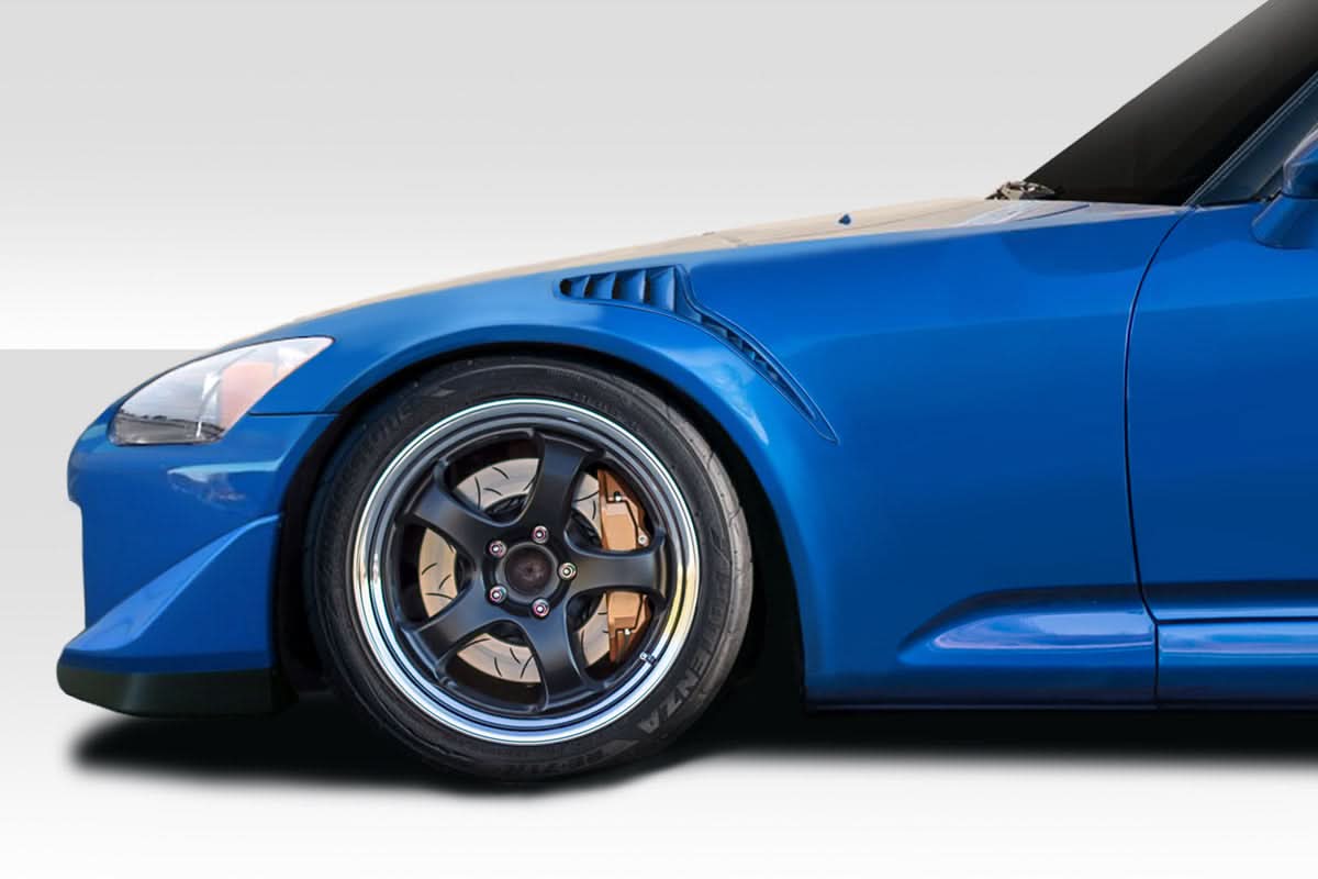 2000-2009 Honda S2000 GTRS Style Front Fenders (+25mm) - 2 Piece - FRP