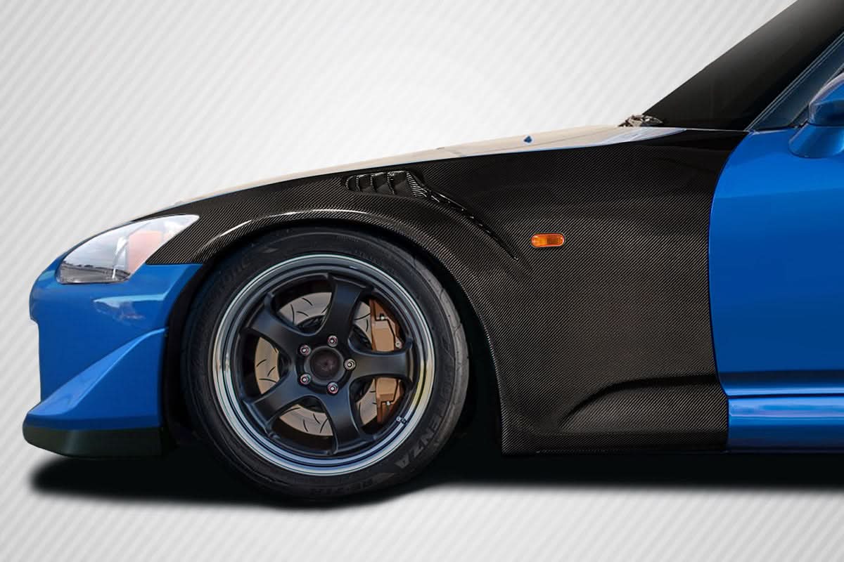 2000-2009 Honda S2000 GTRS Style Front Fenders - Carbon Fiber