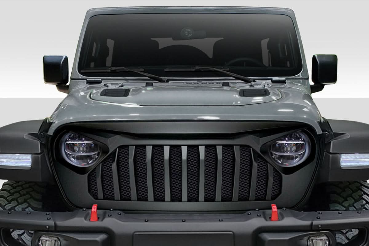2018-2025 Jeep Wrangler JL Gladiator JT Predator Style Grille - FRP