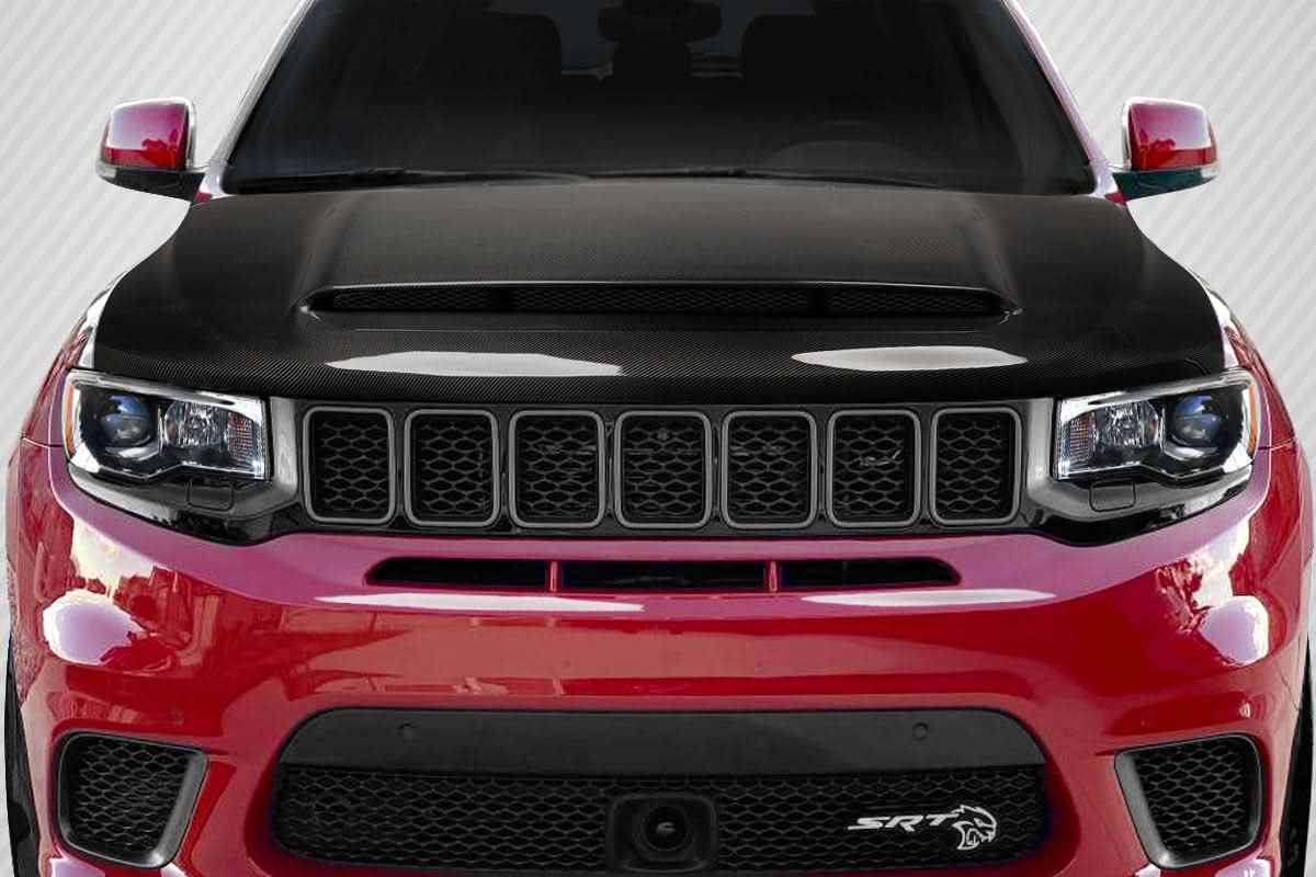 2011-2022 Jeep Grand Cherokee Demon Look Hood - Carbon Fiber