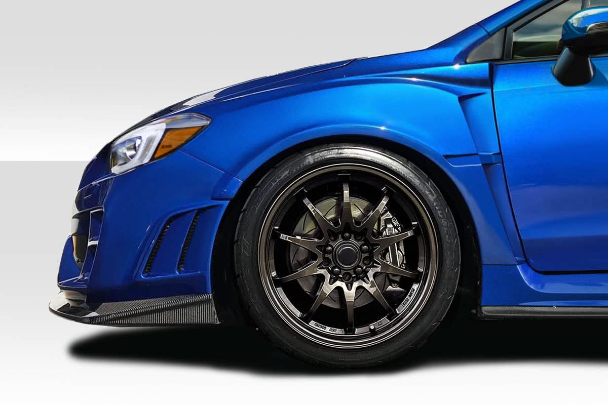 2015-2021 Subaru WRX STI VRS Style Front Fenders - 2 Piece - FRP