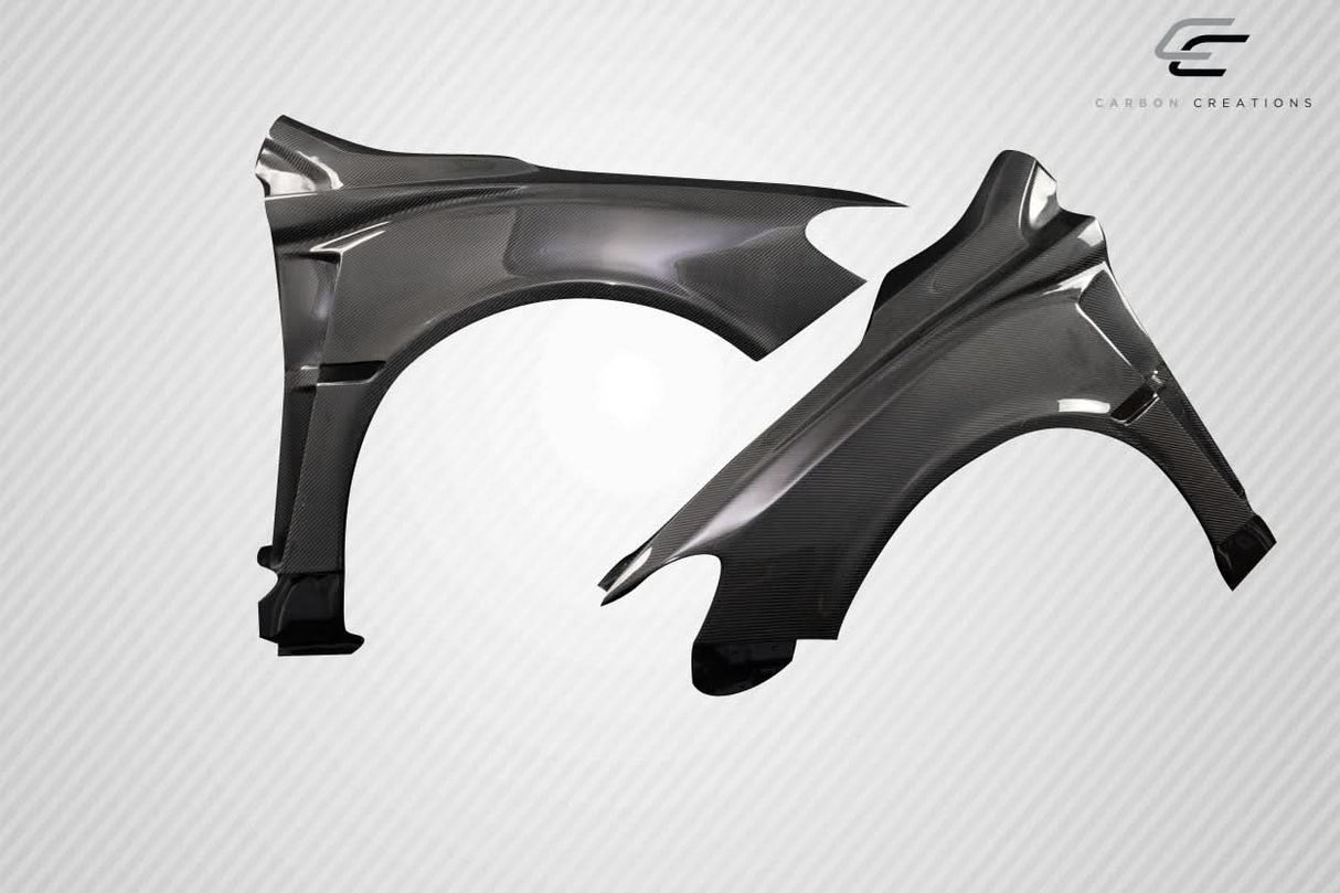 2015-2021 Subaru WRX STI VRS Style Front Fenders - Carbon Fiber
