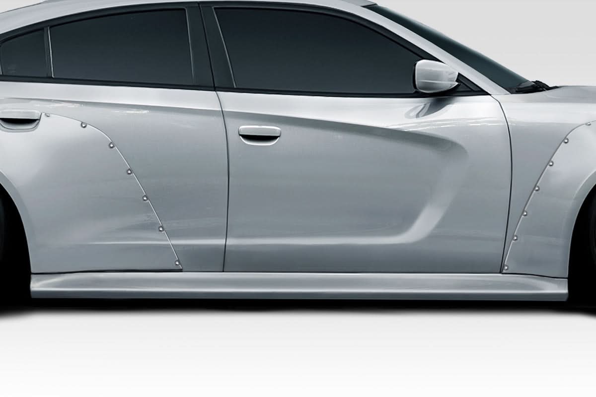 2015-2023 Dodge Charger SKS Style Wide Body Side Skirts - FRP