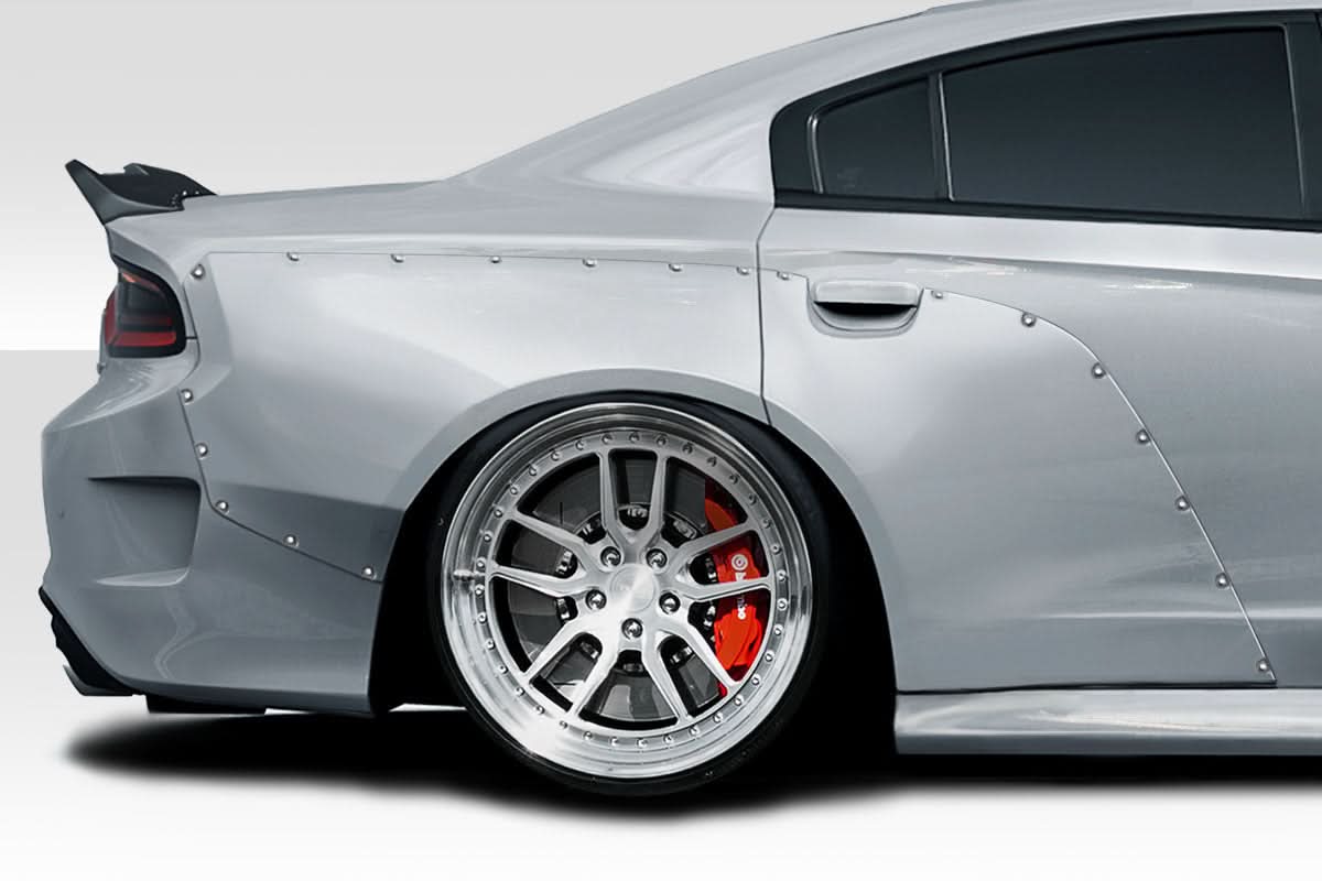 2015-2023 Dodge Charger SKS Style Wide Body Rear Fender Flares - FRP