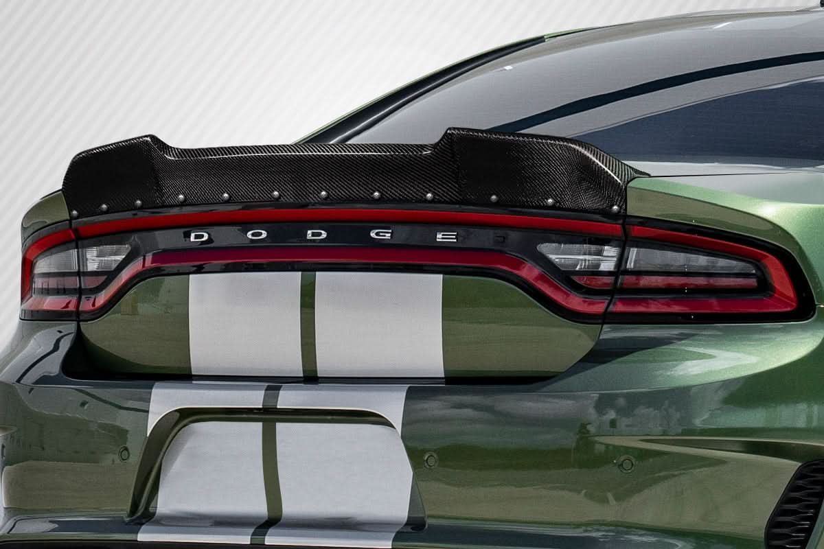 2015-2023 Dodge Charger SKS Style Rear Wing Spoiler - Carbon Fiber