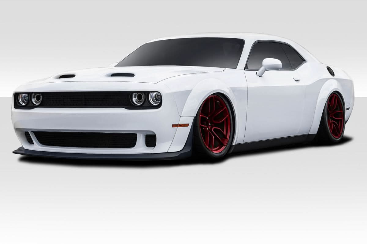 2015-2023 Dodge Challenger Demon Look Wide Body Fender Flares - FRP