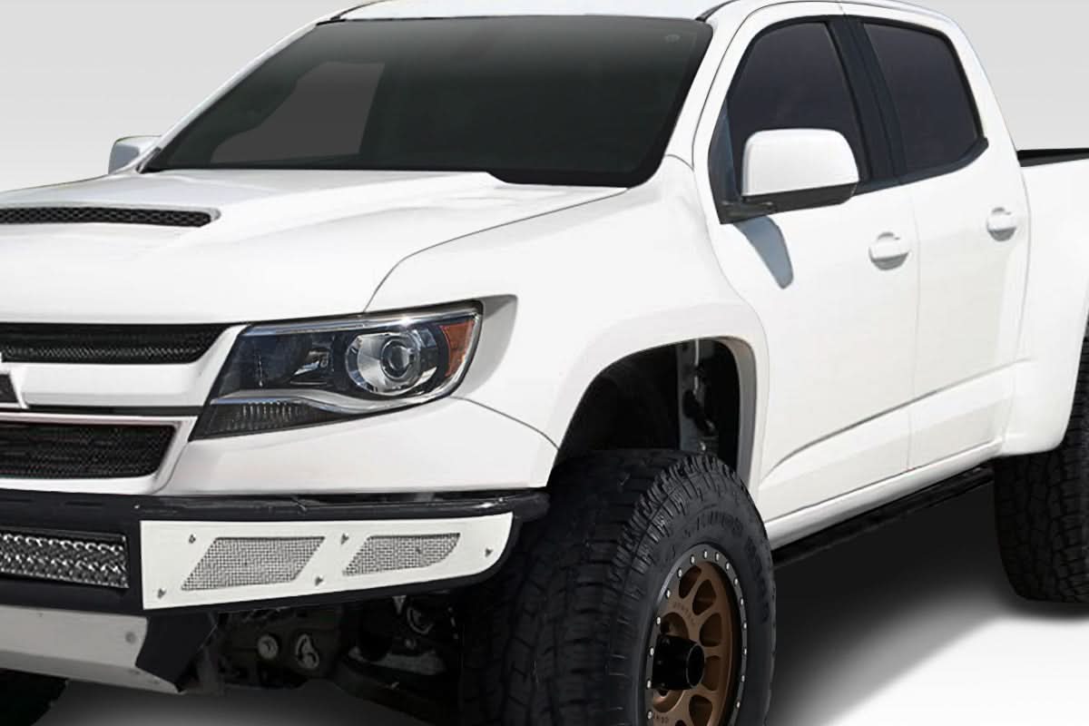 2015-2022 Chevrolet Colorado 4" Bulge Style Front Fenders - FRP