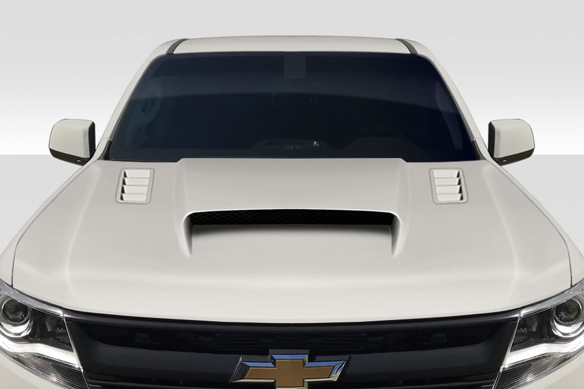 2015-2022 Chevrolet Colorado Ram Air Style Hood - FRP