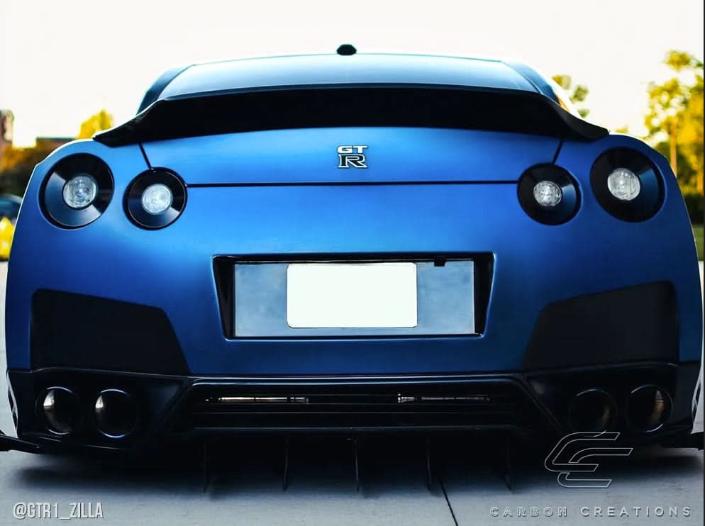 2009-2021 Nissan GT-R R35 Duckbill Style Rear Wing Spoiler - Carbon Fiber