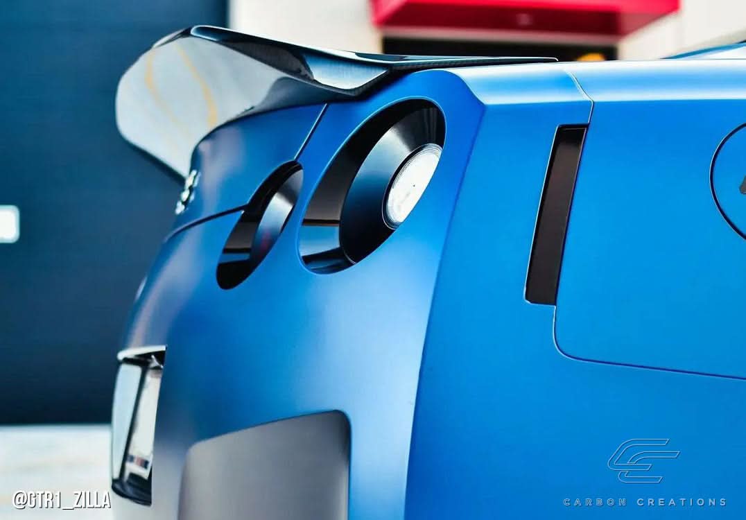 2009-2021 Nissan GT-R R35 Duckbill Style Rear Wing Spoiler - Carbon Fiber