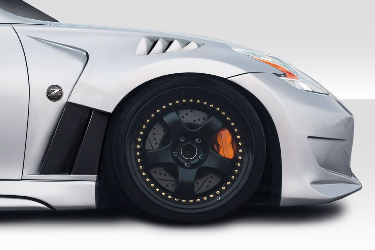 2009-2020 Nissan 370Z RS-1 Style Front Fenders - 2 Piece - FRP