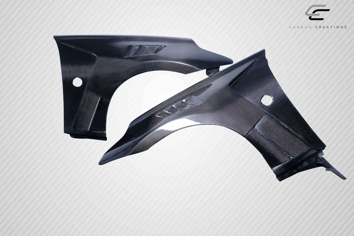 2009-2020 Nissan 370Z RS-1 Style Front Fenders - Carbon Fiber